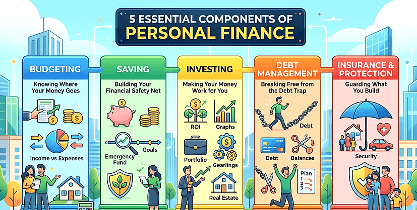 5 Essential Components of personal finance Everyone Should Know.